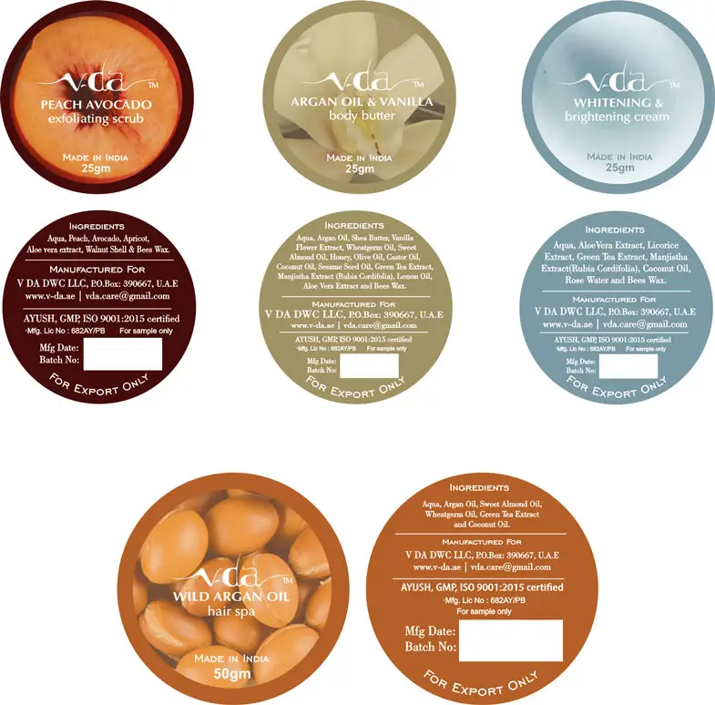 Organic Jar Stickers